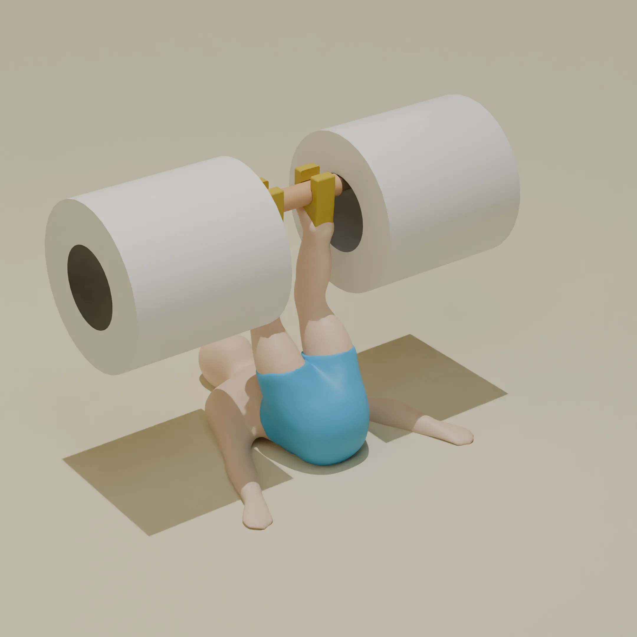 Porta carta igienica Gym Buddy