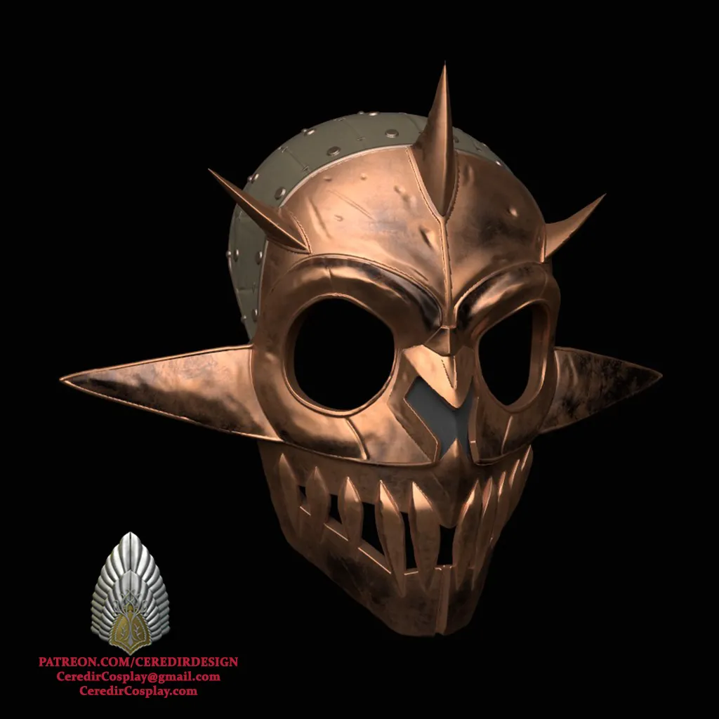 Gaudrim Helmet Rings of power 3D DIGITAL DOWNLOAD