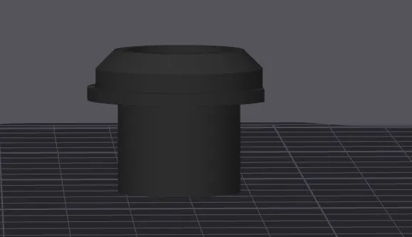 Kawasaki KQR lock cylinder mount for luggage