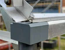 "Greenhouse Rainwater Gutter Hose Connector"