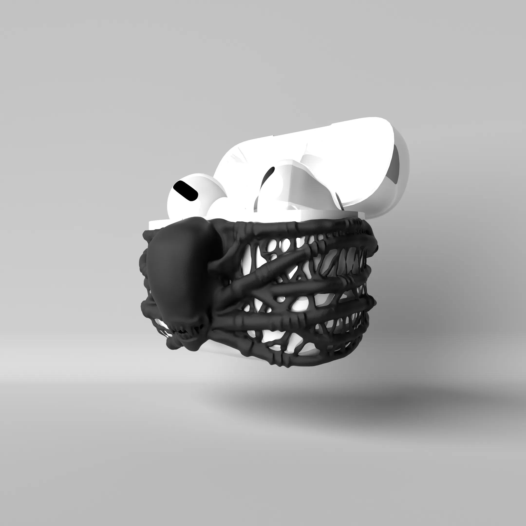 エイリアン・ゼノモーフ AirPods Pro 2 ケース 3Dプリント用STL＆3MF