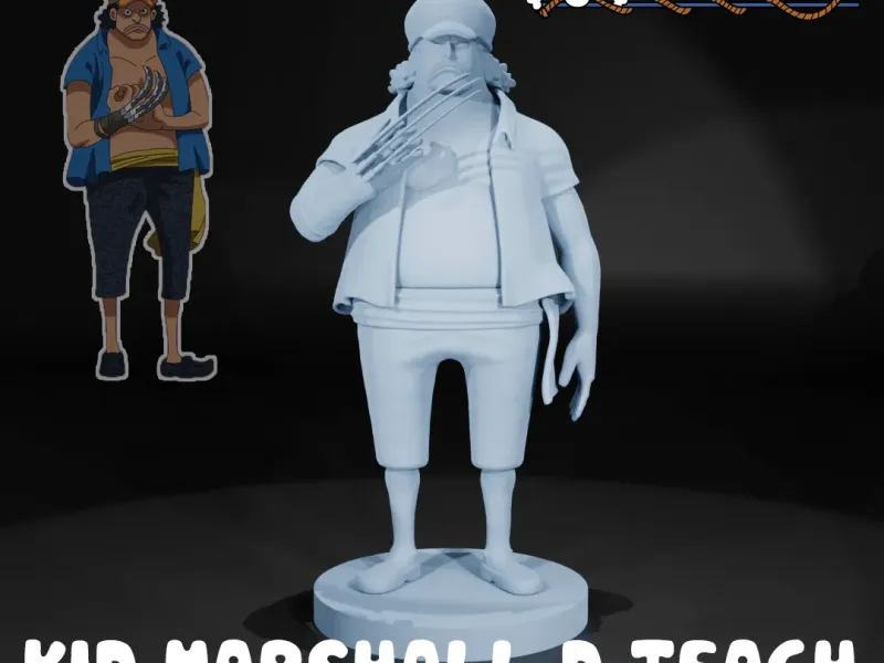 Marshall D Teach young - ONE PIECE - 3D PRINT