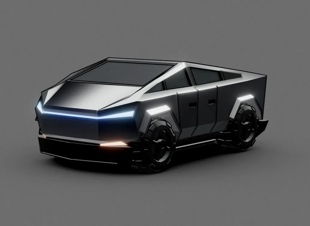 Low Poly CyberTruck