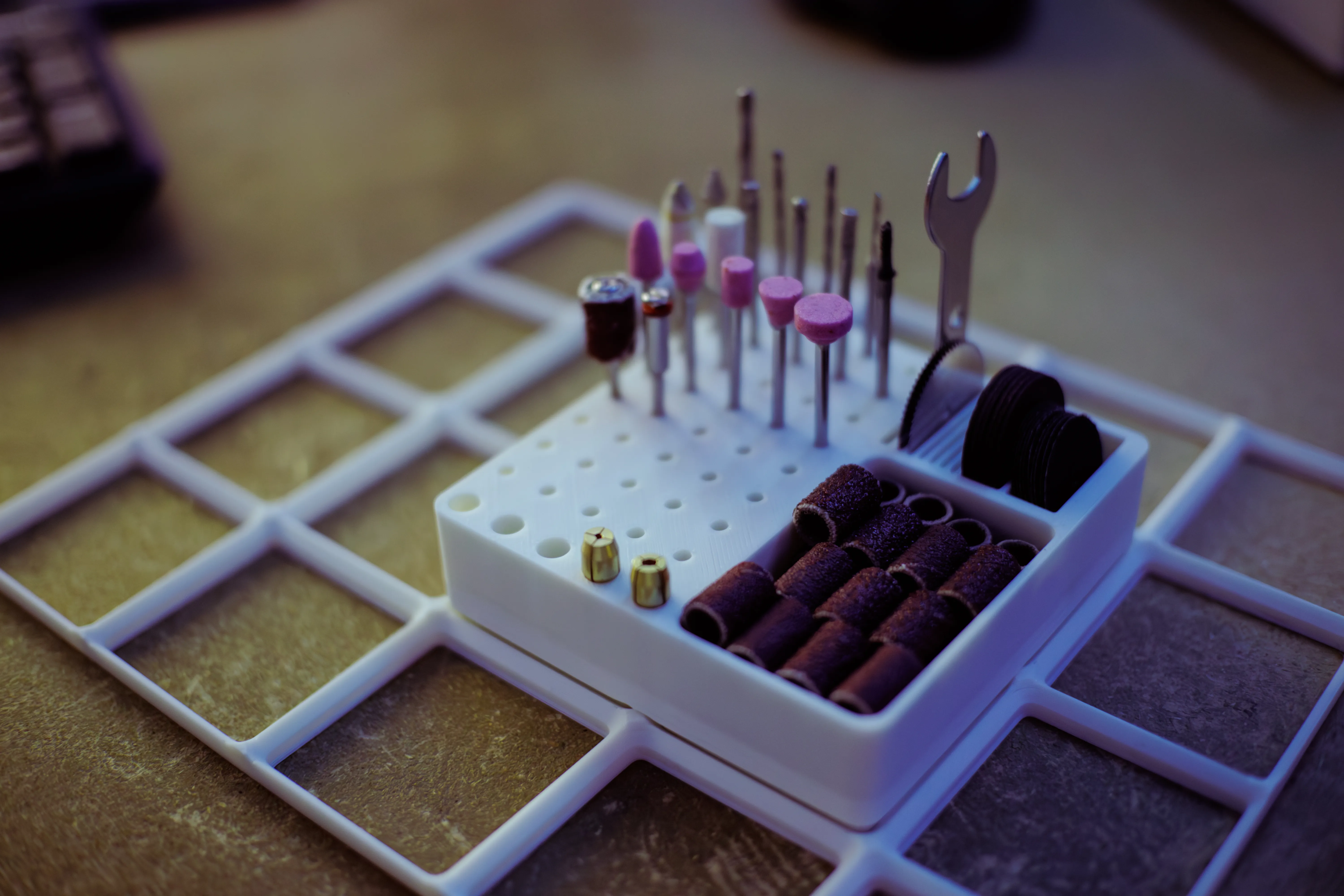 Mini Dremel Tool Holder For Gridfinity
