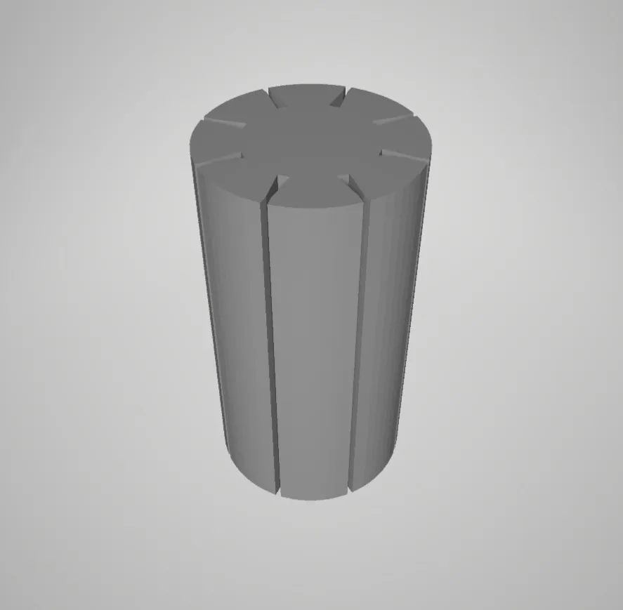 AA to C battery adapter (vase mode)