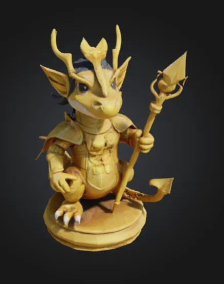 Anime Dragon chess boy set - toka