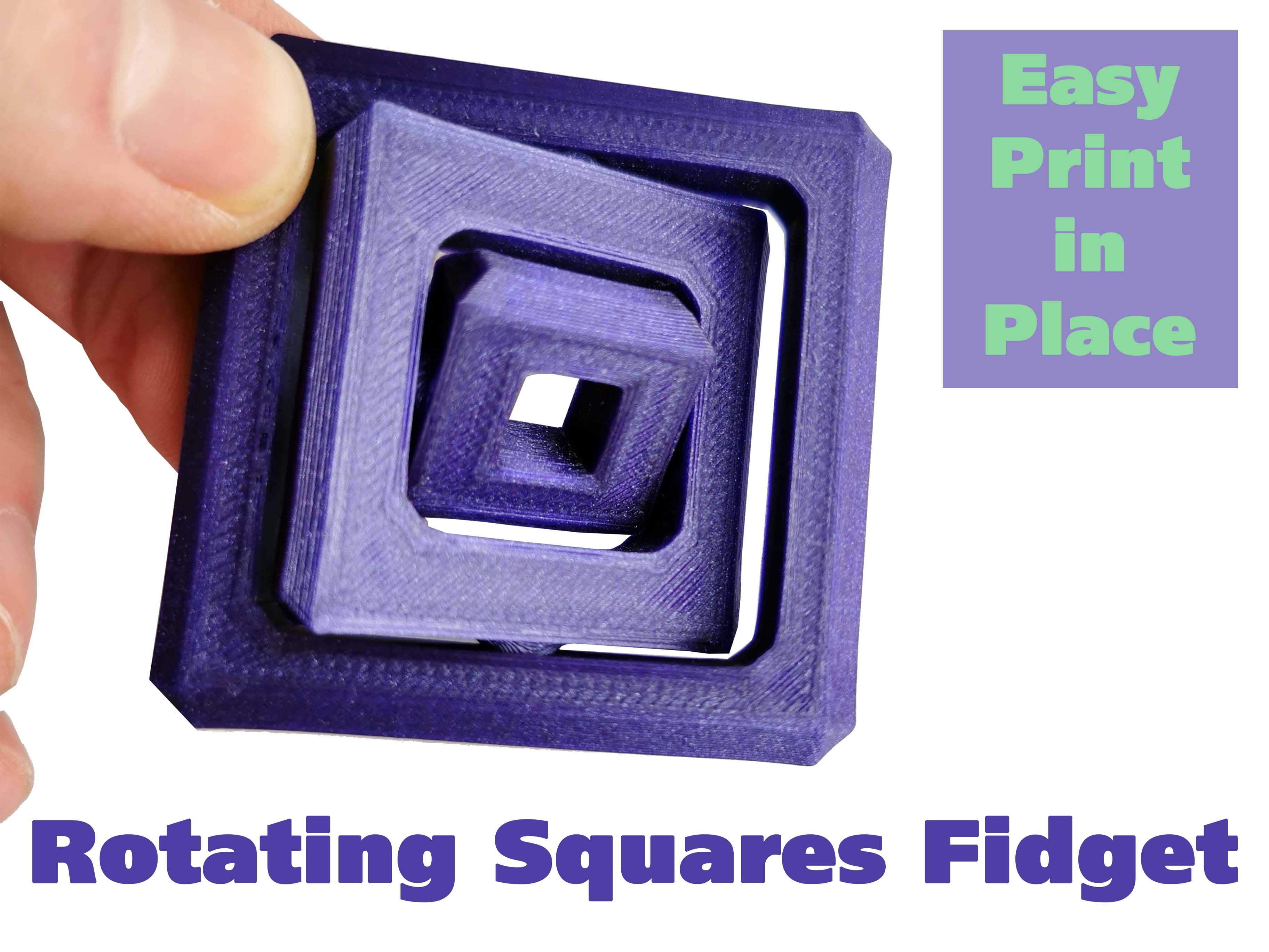 Squares Rotating Fidget