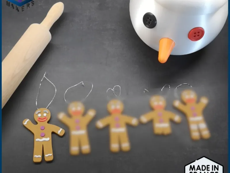 Gingy peek-a-boo Christmas Ornament from Shrek
