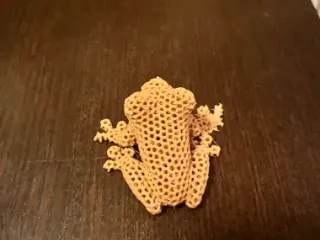 Voronoi Frog Ornament