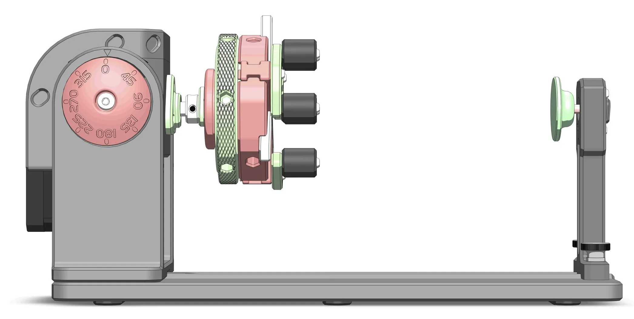 LASER ENGRAVER ROTARY CHUCK-V2