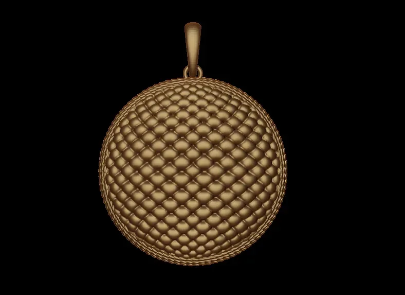 snakeskin textured Pendant