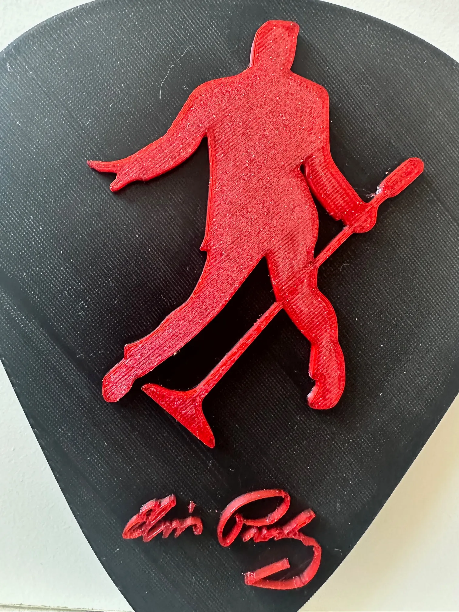 Pua de Guitarra "Elvis" (Modelo Decorativo)