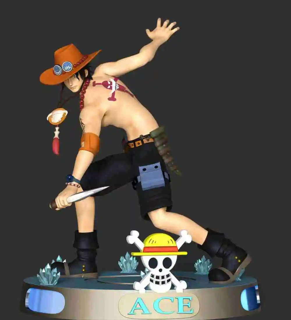 Portgas D. Ace 3D Hat!  Unity / Blender Ready : r/VRchat