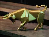 Toro Poligonal - Polygon Bull - Low poly-4