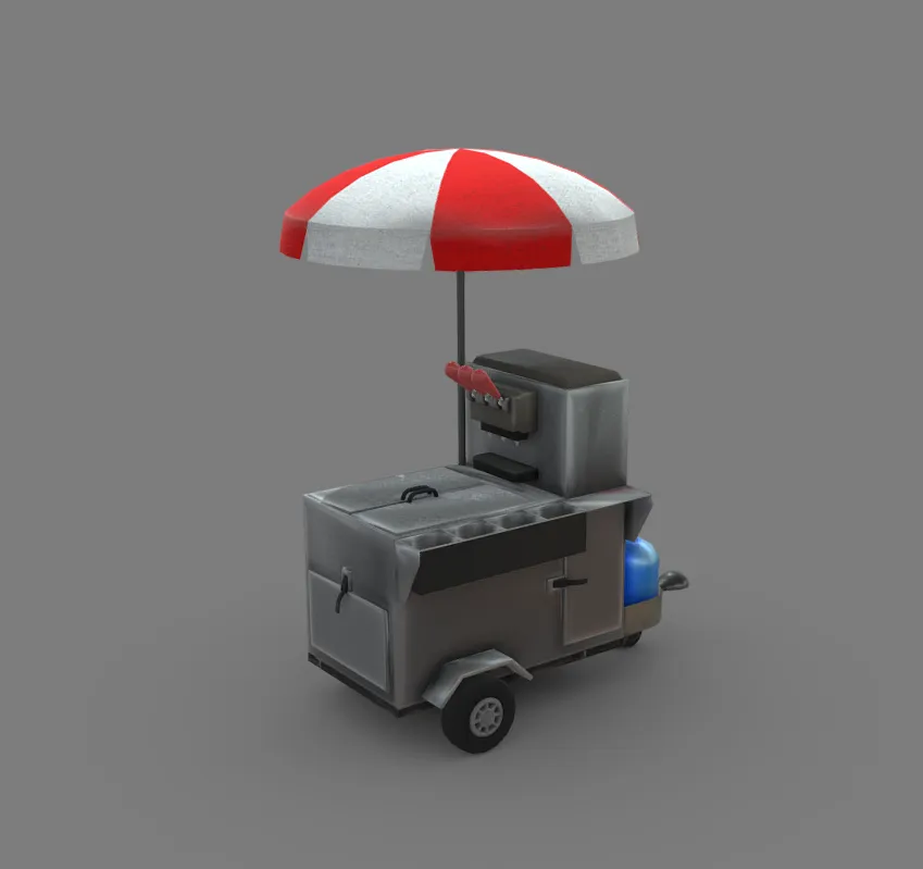 Ice cream food cart