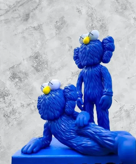 دمية فن المعجبين Kaws BFF x Time Off