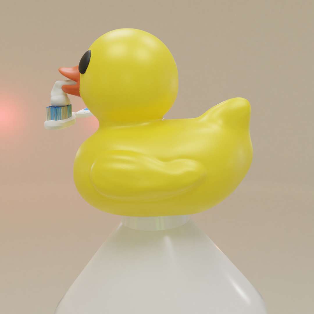Duck Toothpaste Topper
