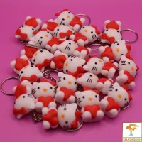 Heart Kitty Multicolor Keychain-2