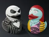 Cute Jack and Sally Skellington Rubber Ducks-0