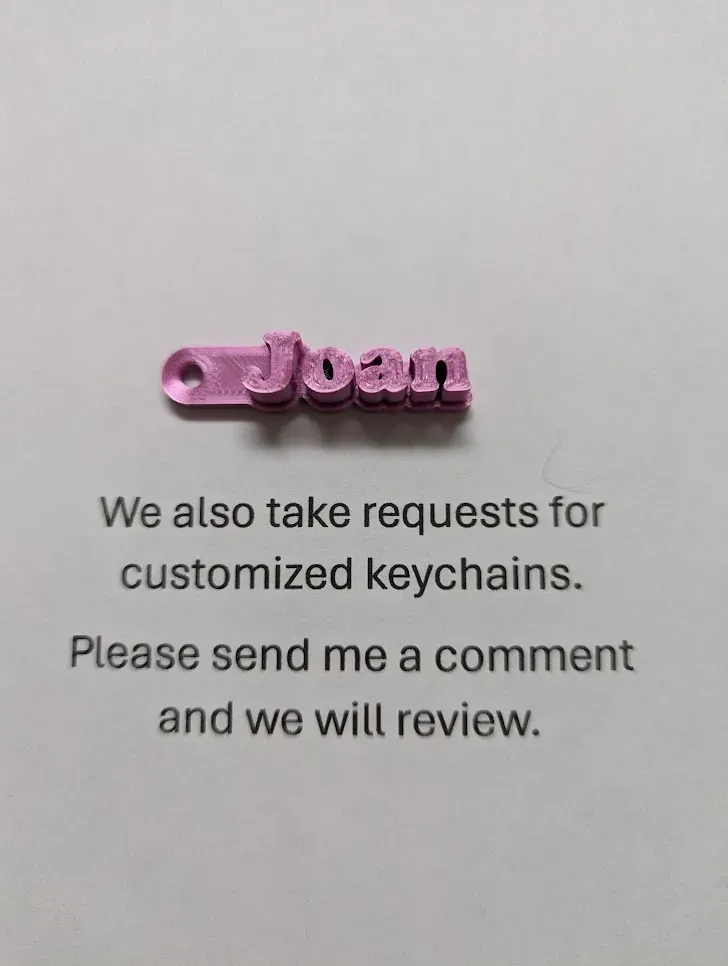 Joan Keychain