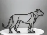 Lion Line Art - Desktop Line Art-0