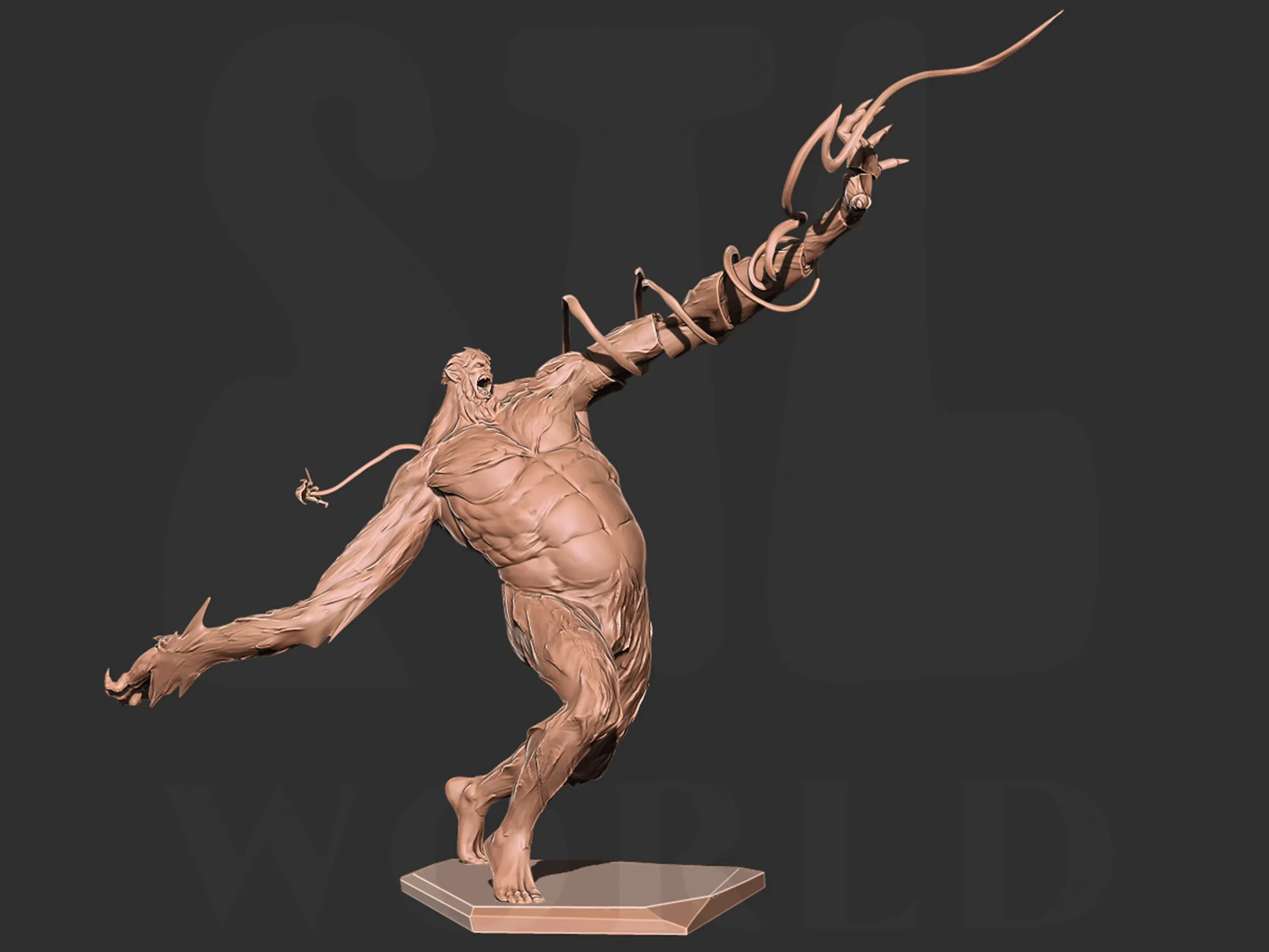 Zeke Beast Titan-Shingeki no Kyojin 3d print model