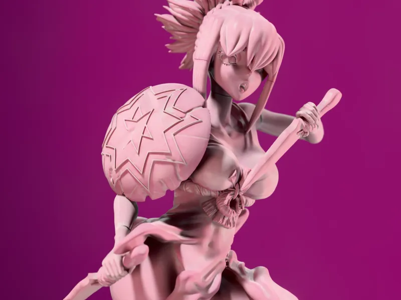 Kohaku Dr. Stone Fan Art – Digital Art Print