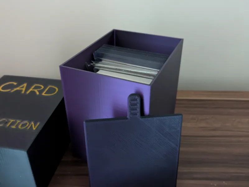 Schuifdoos voor kaartencollectie