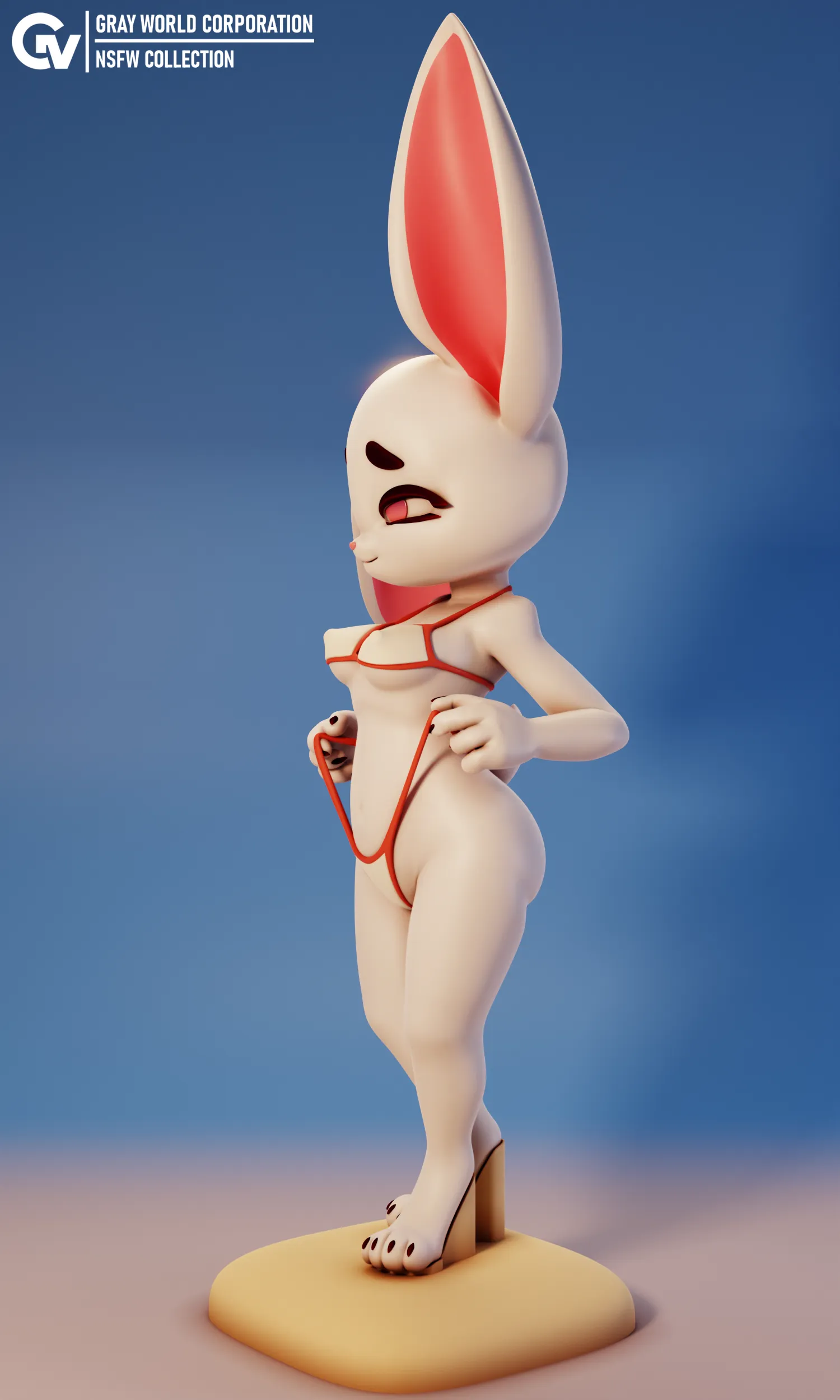 Characters & Creatures STL Download - Furry Bunny 1 | NSFWby Gray World