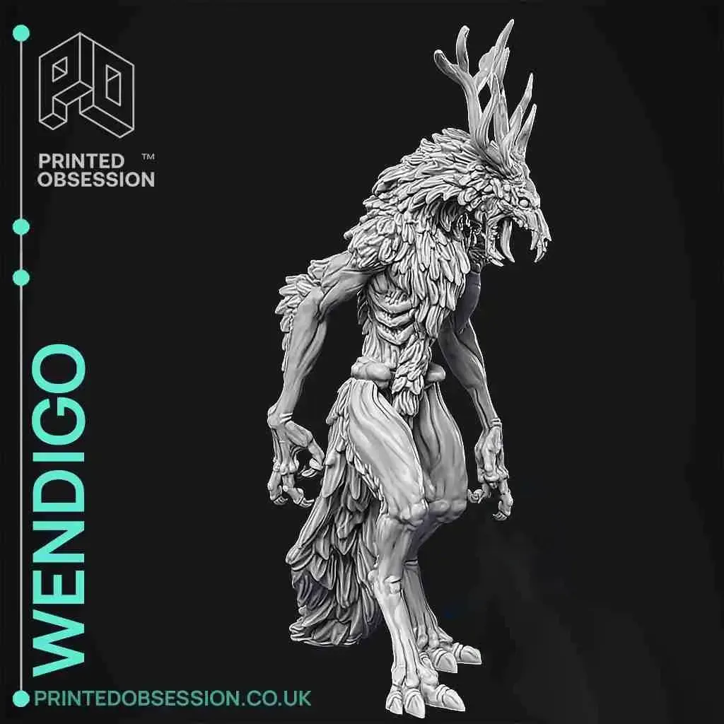 Wendigo - Figurine complète - Monstre d'Halloween - Exclusivité CC