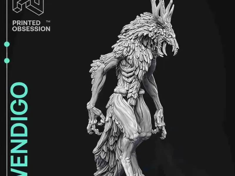 Wendigo - Figurină completă - Monstru de Halloween - exclusiv CC
