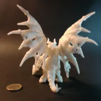 Falor - Greater Demon - PRESUPPORTED - 32mm Scale-3