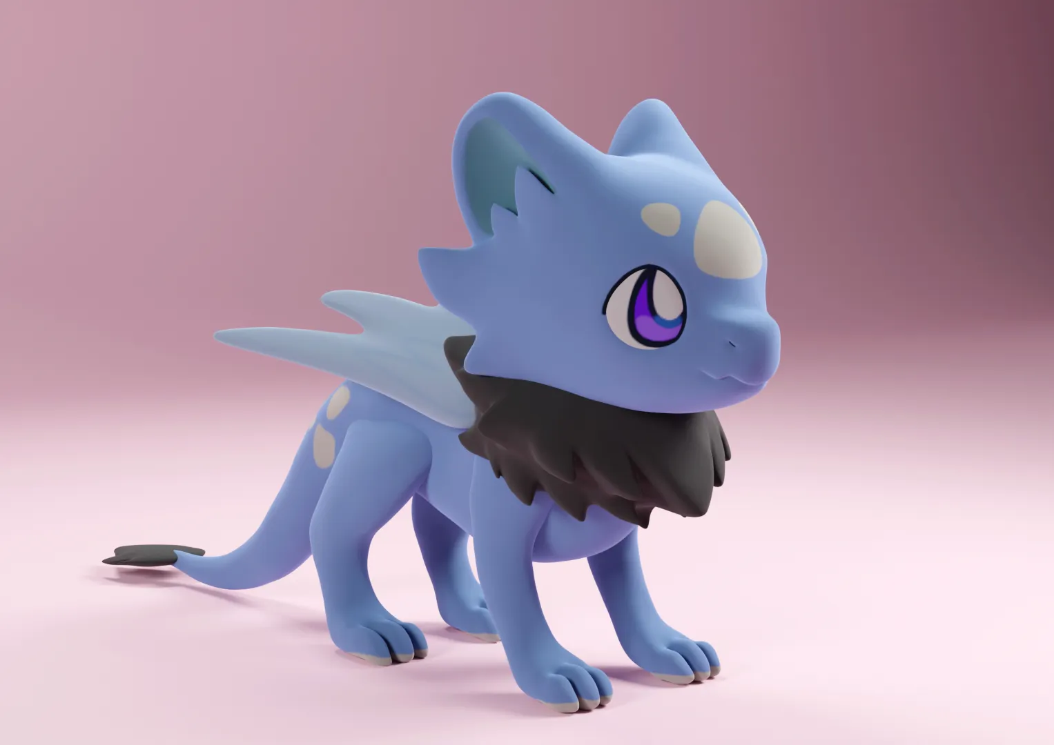 Chibi dragon - Cute dragon - Cartoon dragon