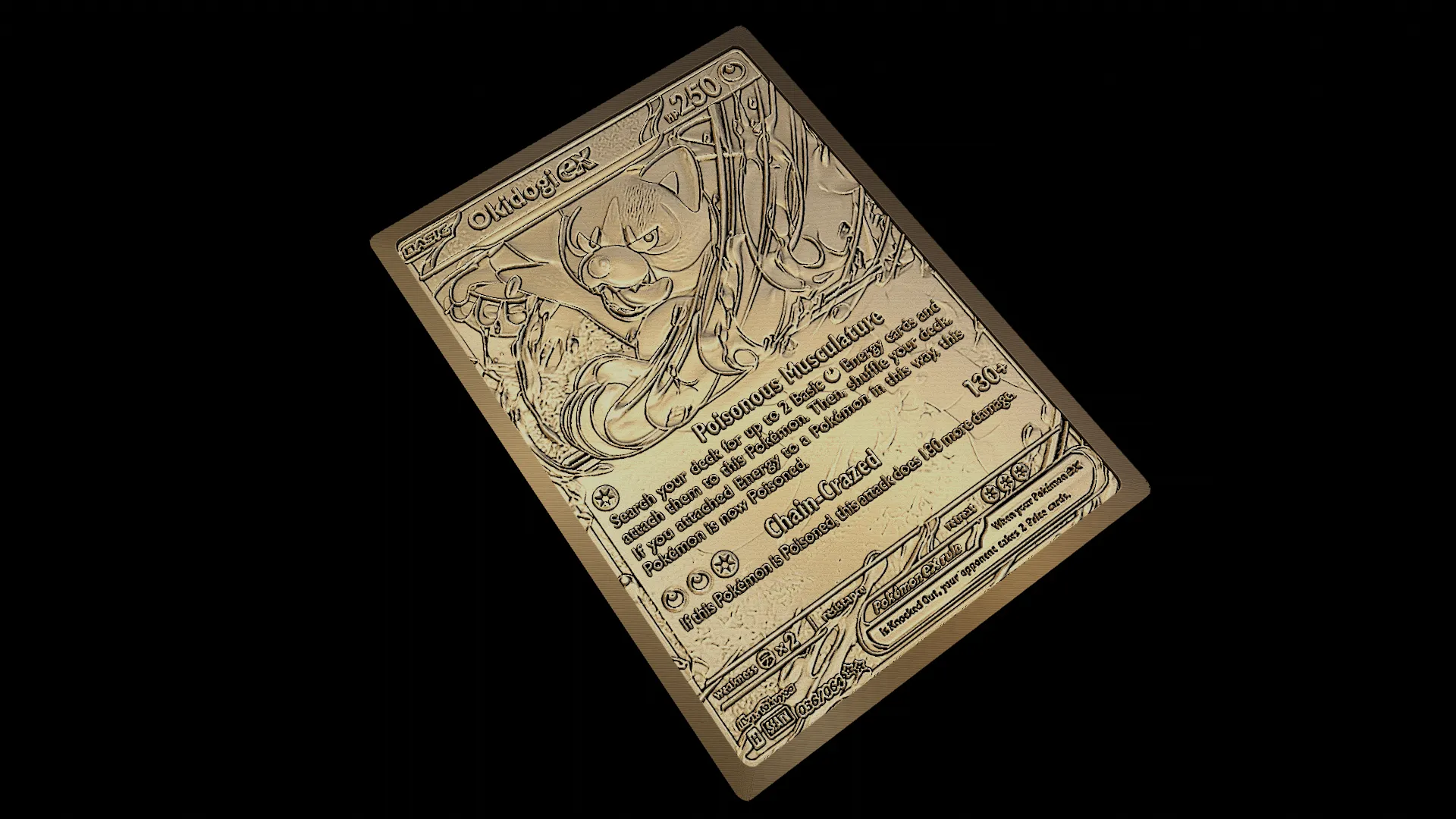 Okidogi Ex - Pokemon card