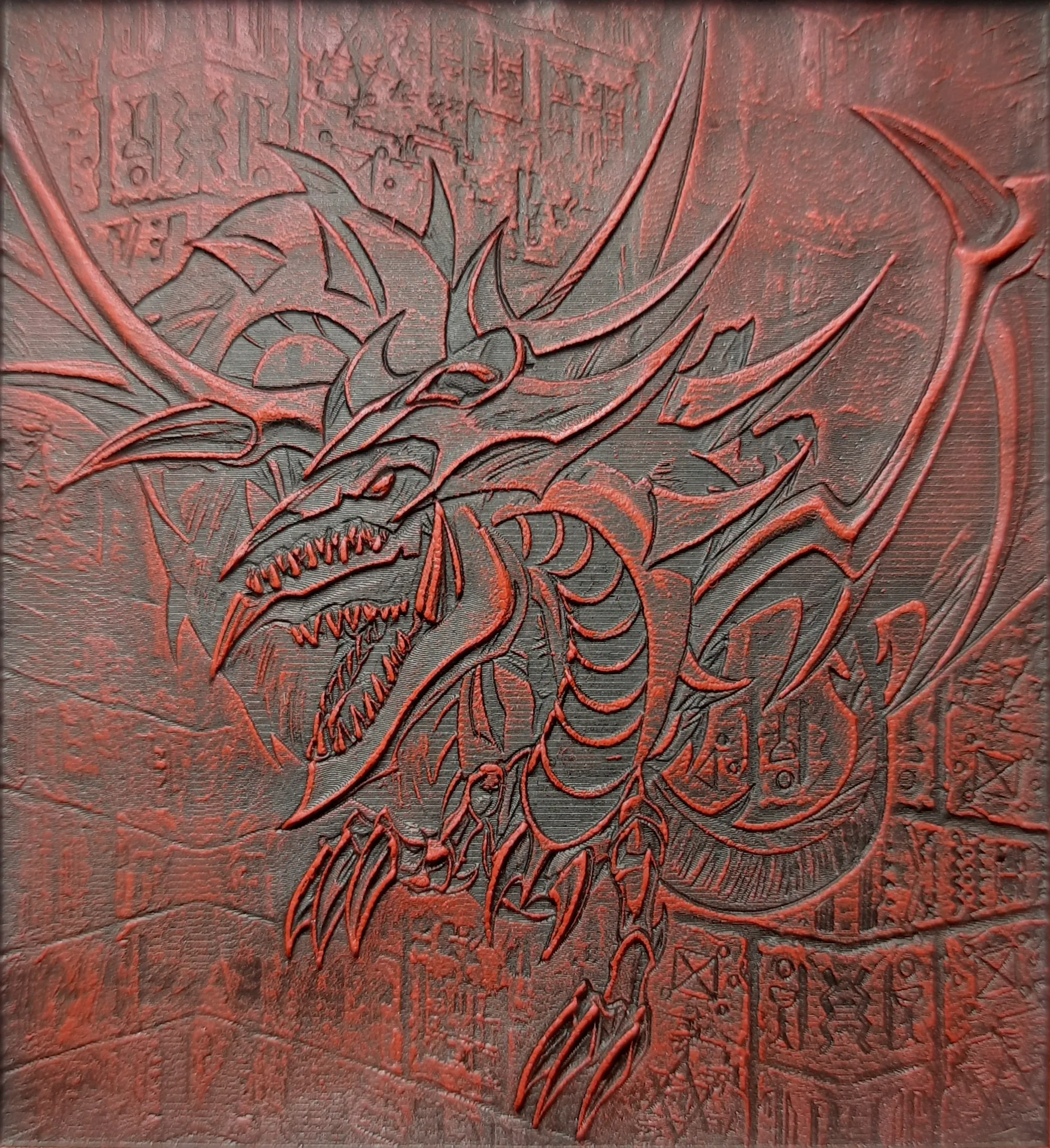 slifer the sky dragon anime version - yu-gi-oh!