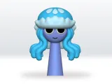 Sprunki Aurelia STL file 3D Model Character Fanart-2