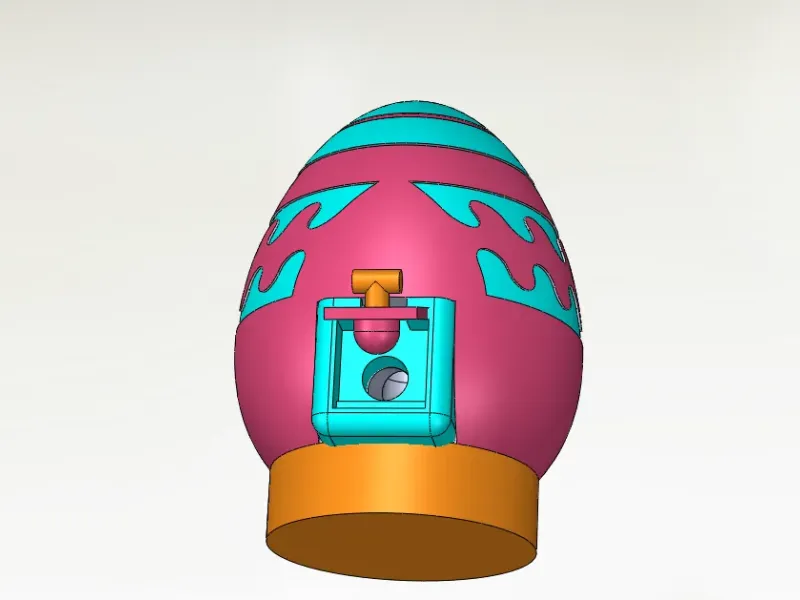 DISPENSADOR DE PASCUA PARA DULCES ( m&m's )