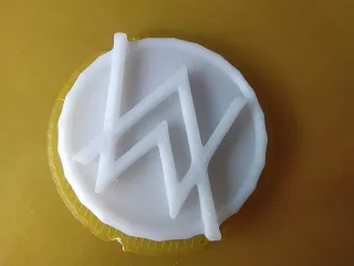 Alan Walker logo/keychain (double sided)