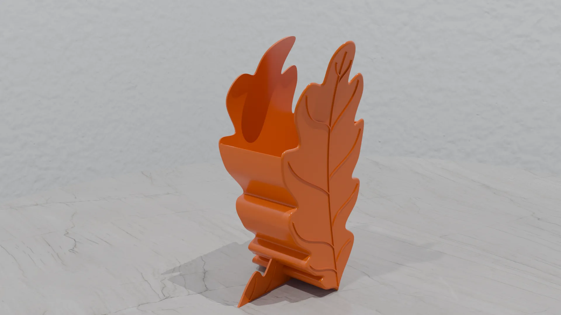 Oak leaf Vase