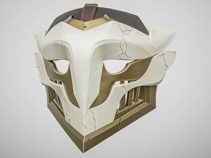 Máscara Firelight do Ekko - Modelo STL para Impressão 3D