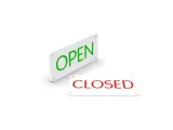 OPEN CLOSED BUSINESS SIGN BOARD DOOR SIGN BOARDS-0