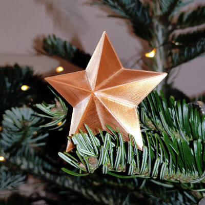 Christmas Star Ornament with or without Ring