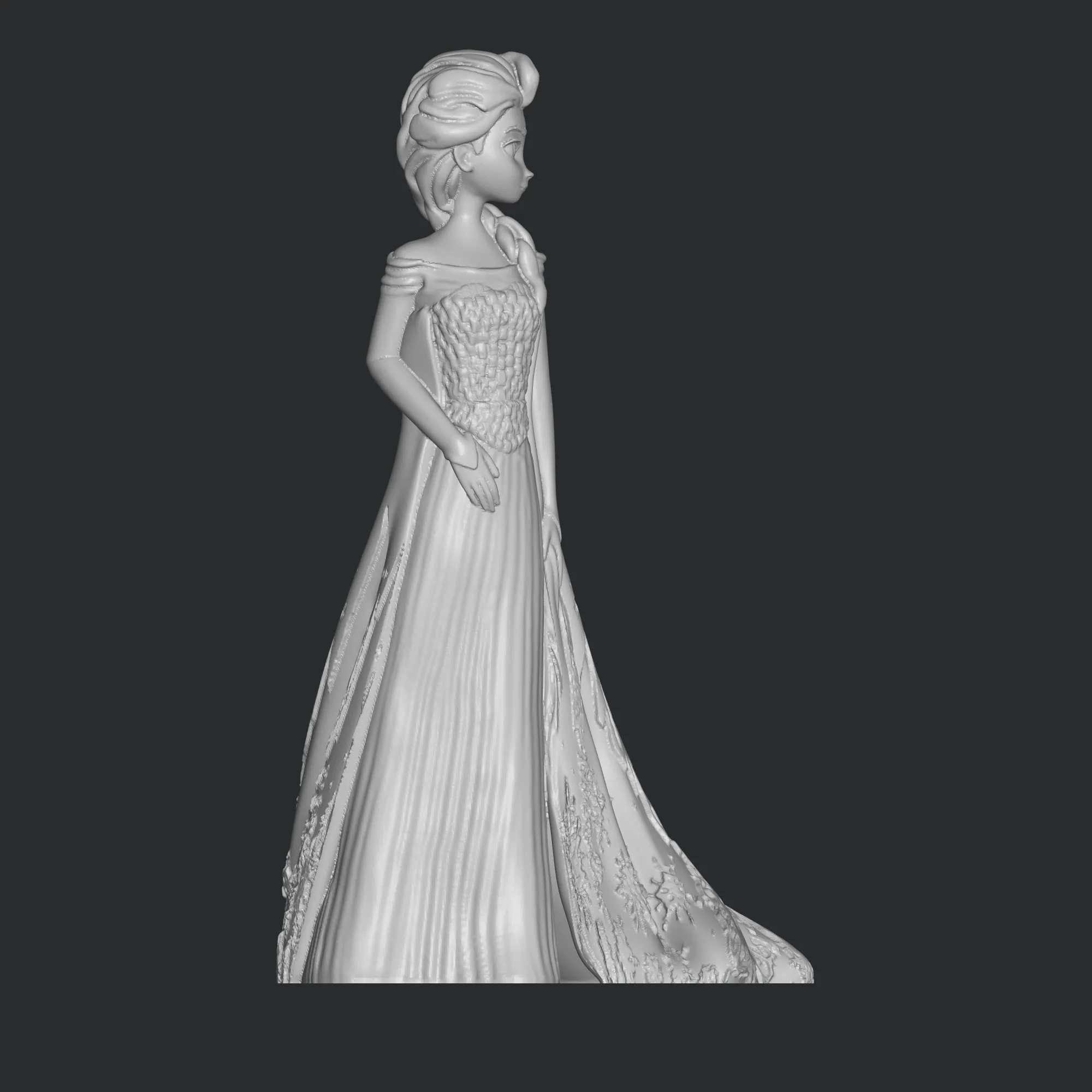 Elsa from Frozen stl file 3d printing, 3d print file