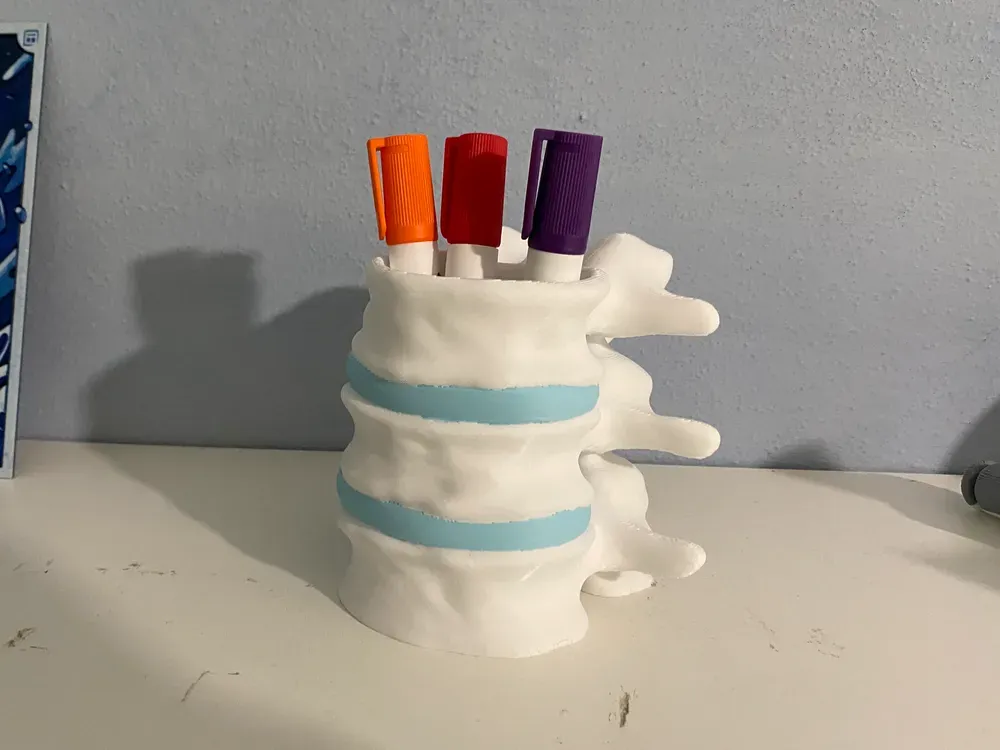 Vertebrae-Inspired Pen Holder