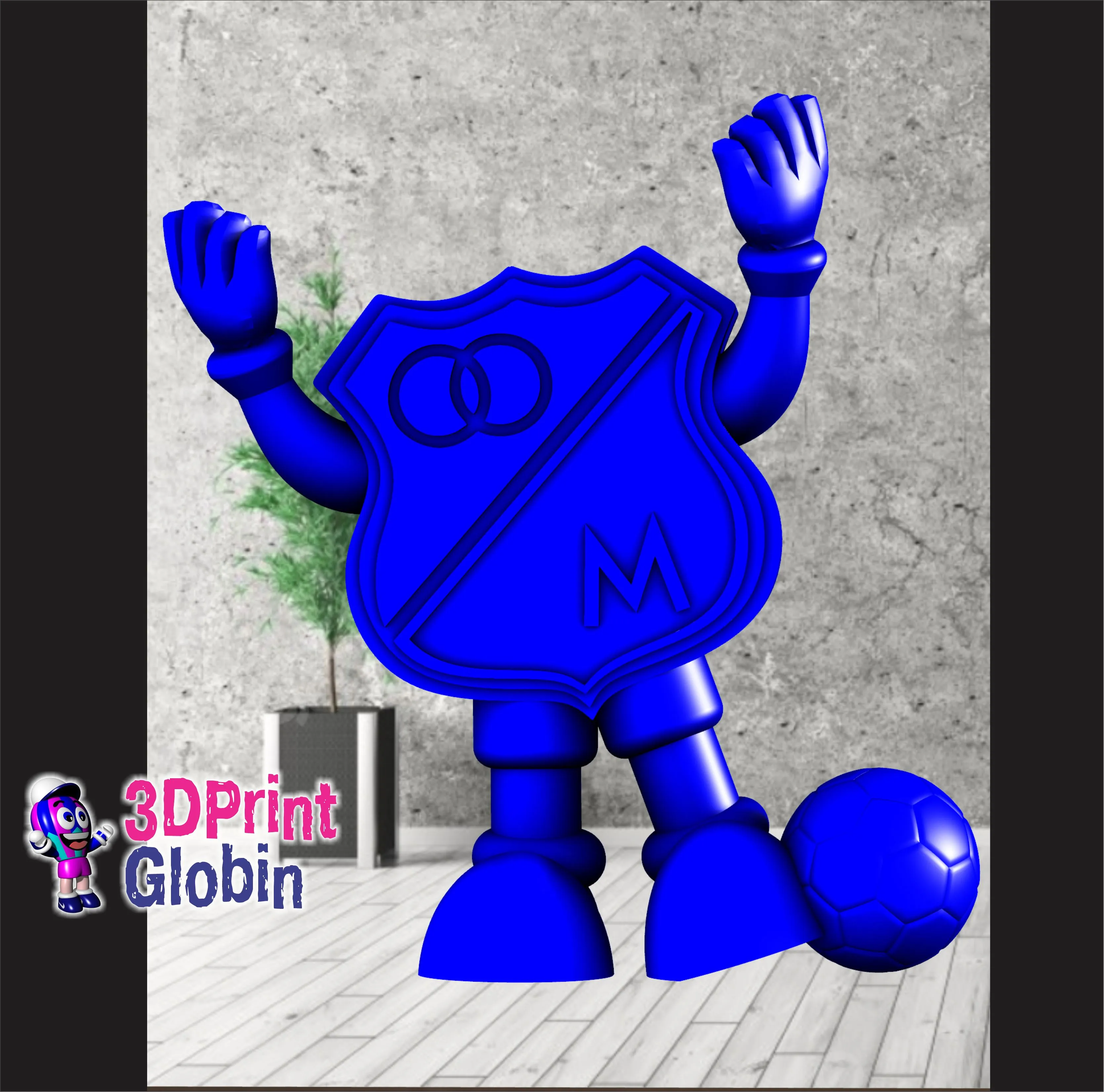 ESCUDO MASCOTA MILLONARIOS
