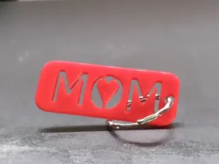 Mom Keyring