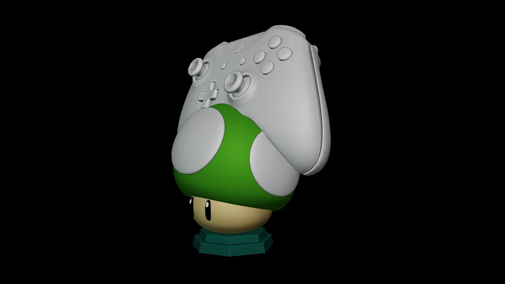 Mushroom joystick Holder - Super Mario bros