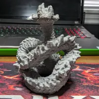 Mortas Dragon - Death Dragon - PRESUPPORTED - 32 mm-1
