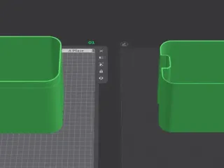 Self-watering rectangular planter (with optional labels)