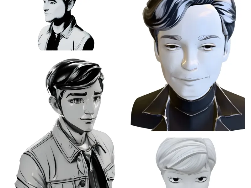 Contemporary Character Bust Collection